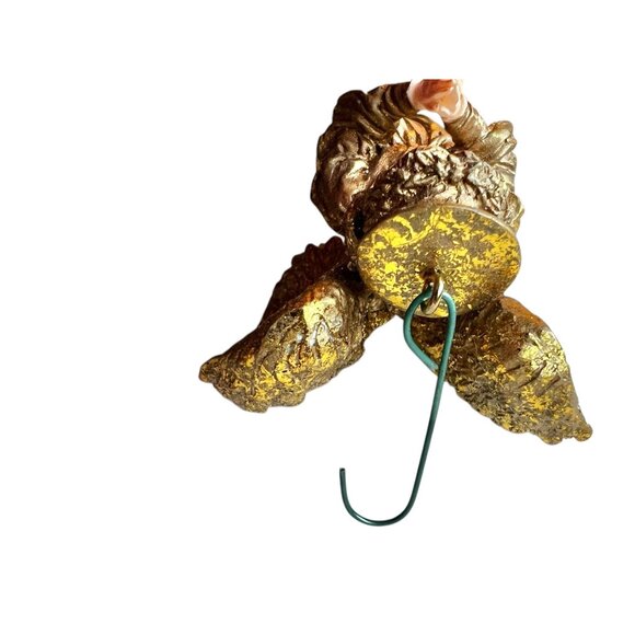 Vintage Gold Angel Praying Ornament With Hook - Picture 6 of 8